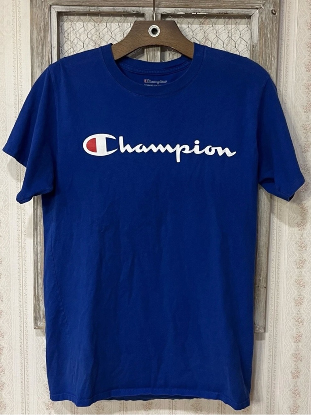Champion Men's Classic Logo T-Shirt - Royal Blue